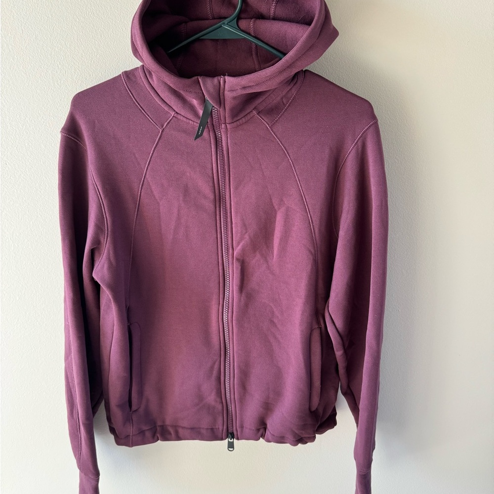Purple Zip-Up Hoodie